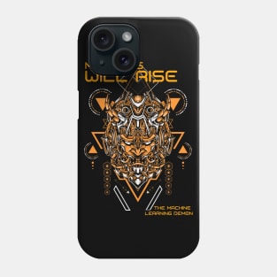 The Machines will Rise - The Machine Learning Demon Phone Case