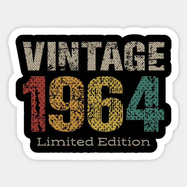 Vintage 1964 Limited Edition 55th Birthday Gifts 55 Year Old 55
