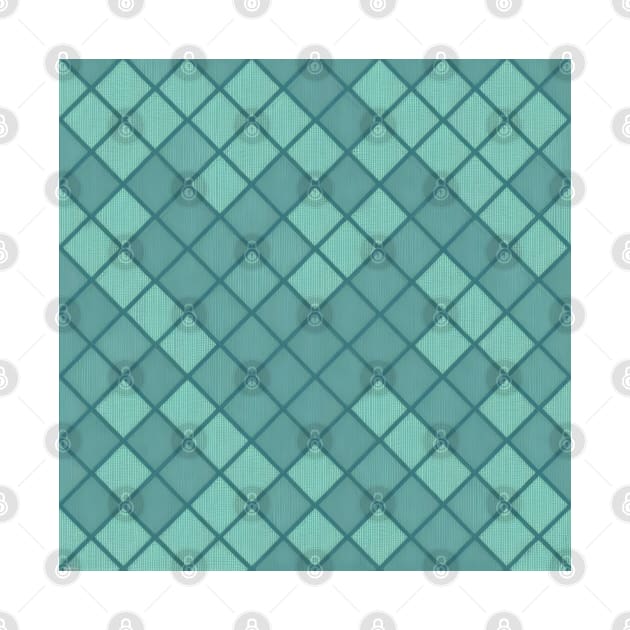 CIAN DIAMOND DESIGN, PASTEL COLOR, DIAMOND PATTERN by ZARBIT