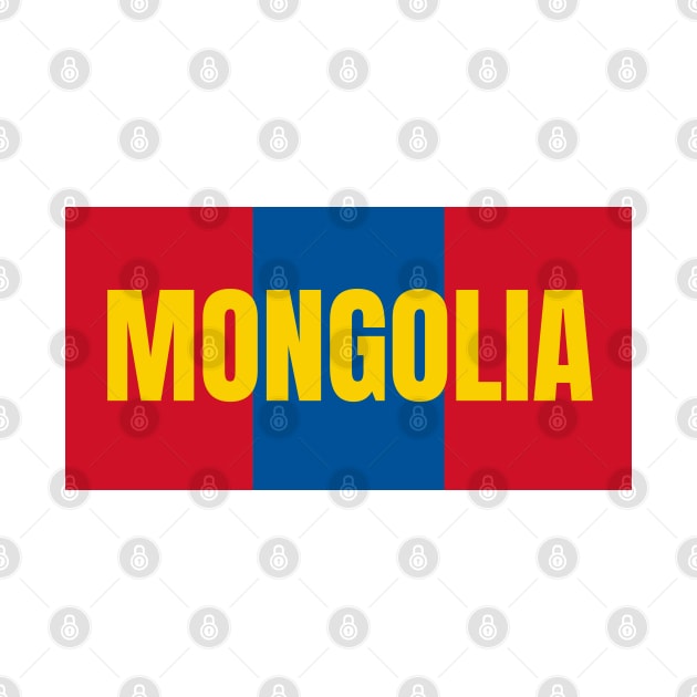 Mongolia Flag Colors by aybe7elf