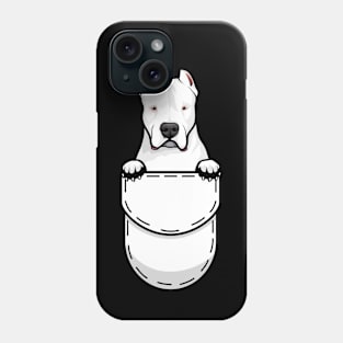 Funny Dogo Argentino Pocket Dog Phone Case