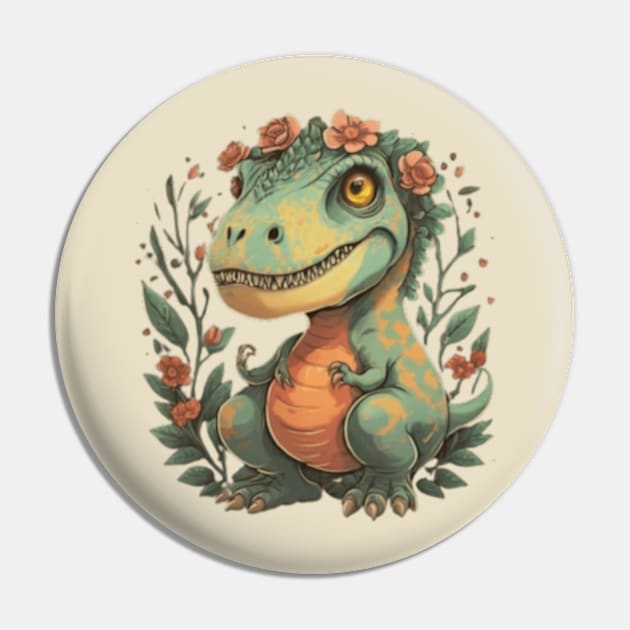 Floral cute dinosaur trex gift ideas kids floral dino trex gift ideas Pin by WeLoveAnimals