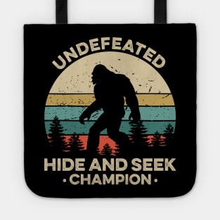 Vintage Undefeated Hide And Seek Champion Shirt Bigfoot Tote