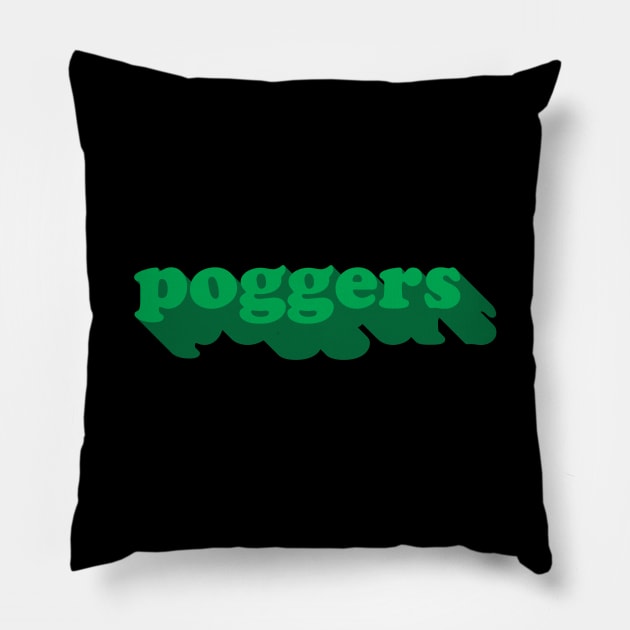 Poggers - pog champ Pillow by uncommonoath