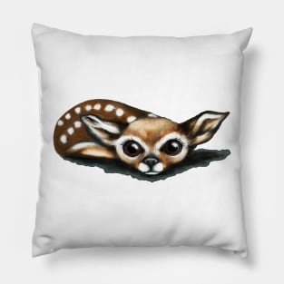 Cute deer fawn Pillow