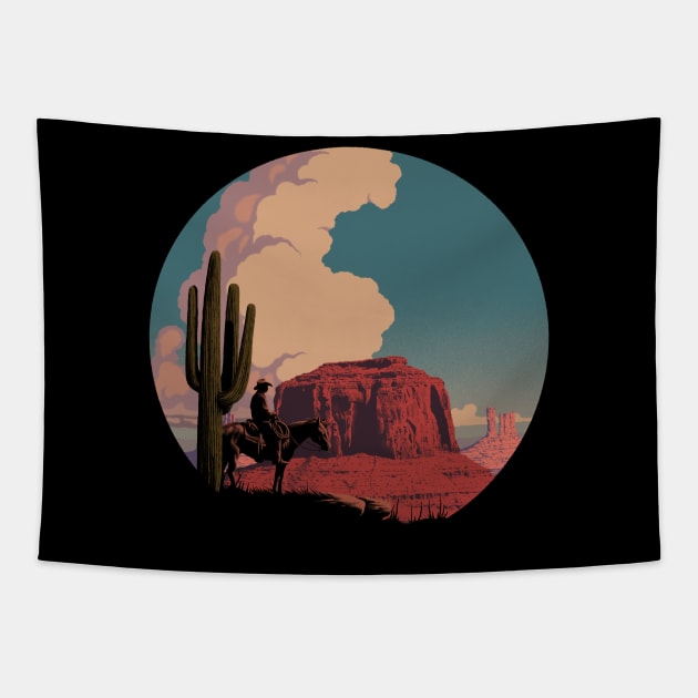 Desert Rider Tapestry by khairulanam87