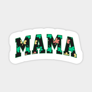 Mama Varsity Lucky Shamrock Irish Saint Patrick's Day Magnet