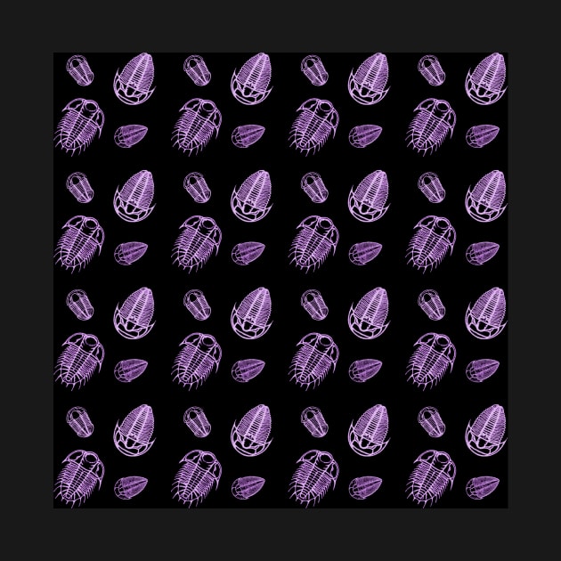 Purple Trilobites Pattern by PurpleMoose