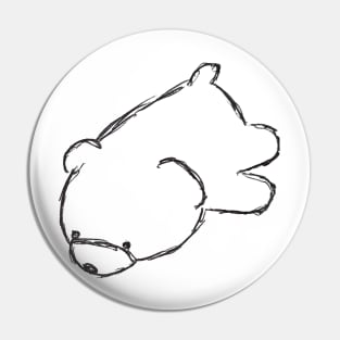 Curious Smiley Bear Pin