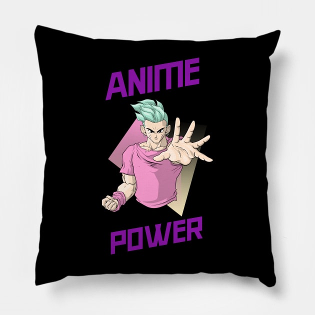 Anime Power Pillow by arkitekta