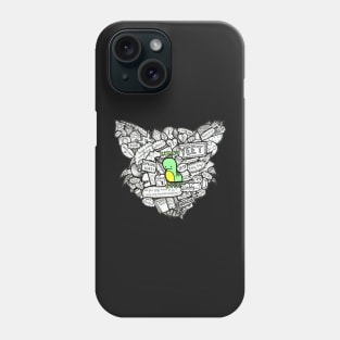 Chan's Room Doodle (Black) Phone Case