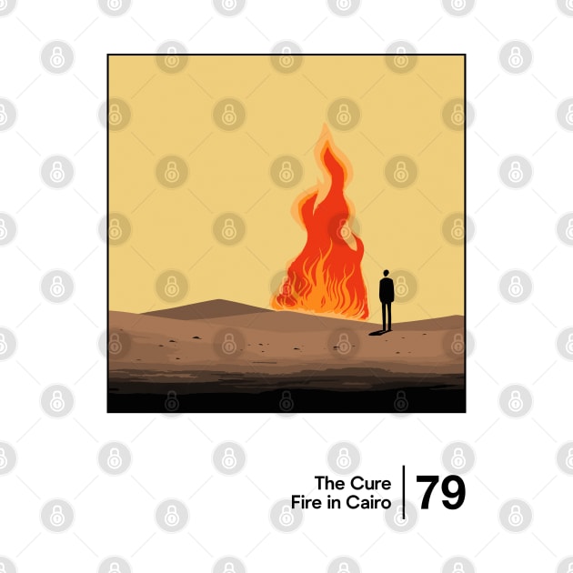 Fire in Cairo / Minimal Style Graphic Artwork Design by saudade