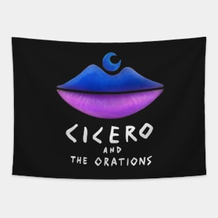 Cicero & the Orations Lips Tapestry