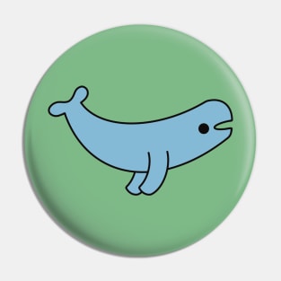 Cute Kawaii Beluga Whale Pin