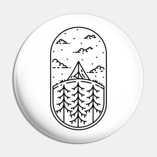 Camping  and Adventure Travel Pin