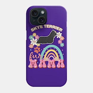 Skye Terrier Fur Mama, Skye Terrier For Dog Mom, Dog Mother, Dog Mama And Dog Owners Phone Case