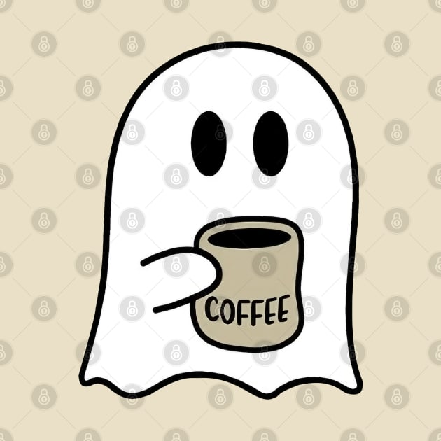 Cute Spooky Coffee Sweatshirt, Womens Ghost Sweatshirt, Spooky Season, Fall Coffee Lover Shirt, Halloween Party Shirt, Fall Graphic Shirt by Hoahip