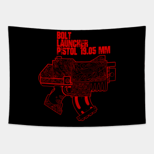 Bolt Launcher red Tapestry