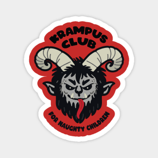 Krampus Club for Naughty Children Magnet