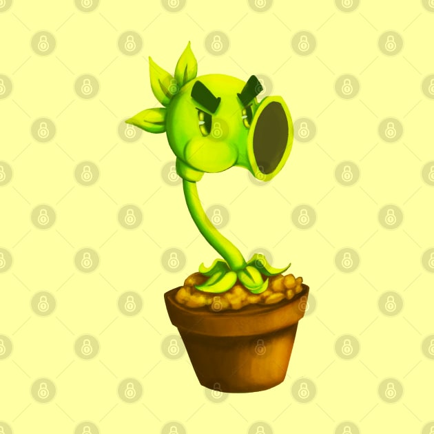 Repeater (Angry Peashooter) by B A3x