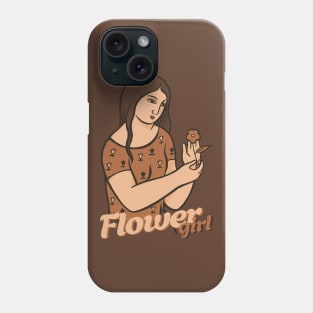 Girl and Flower Phone Case