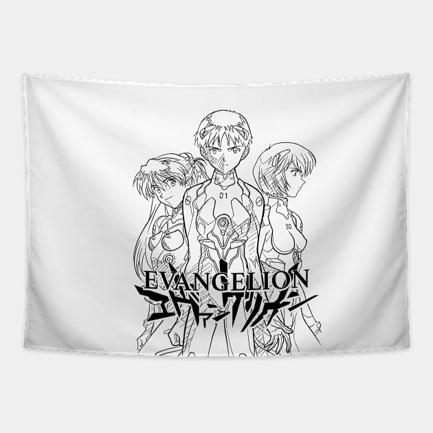 Evangelion Tapestry by Vhitostore