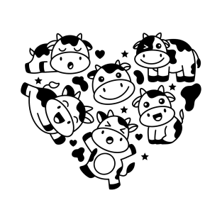 Heart Cute Cows T-Shirt