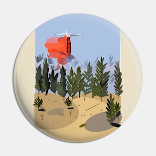 8ts Fire Season Pin