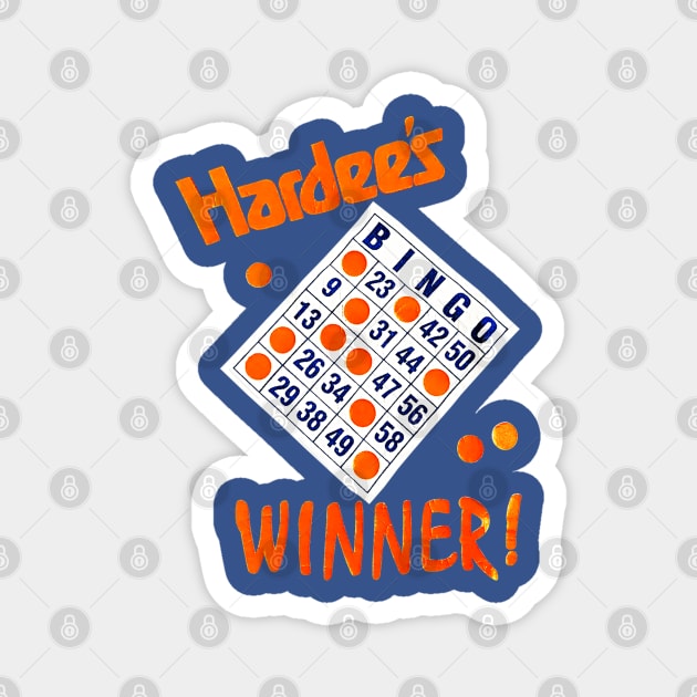 Hardee's Bingo - Vintage Magnet by nicklower