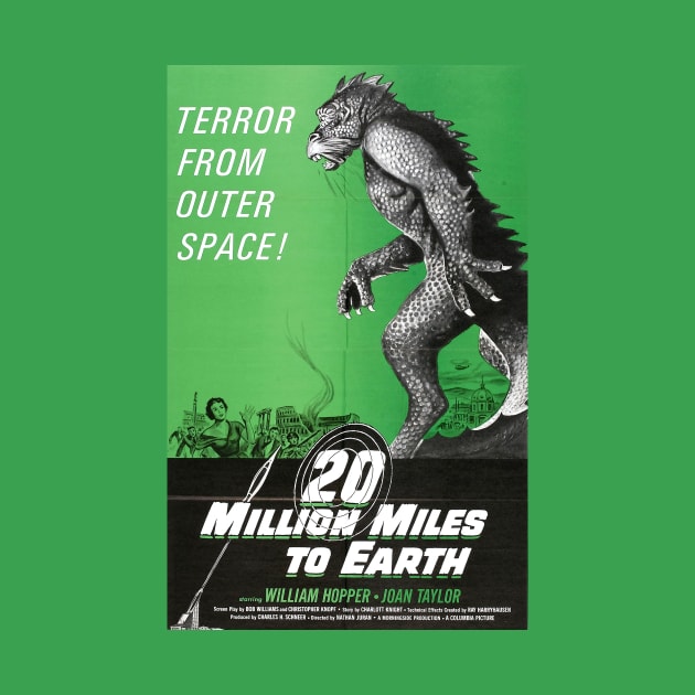 Classic Science Fiction Movie Poster 20 Million Miles to Earth by Starbase79