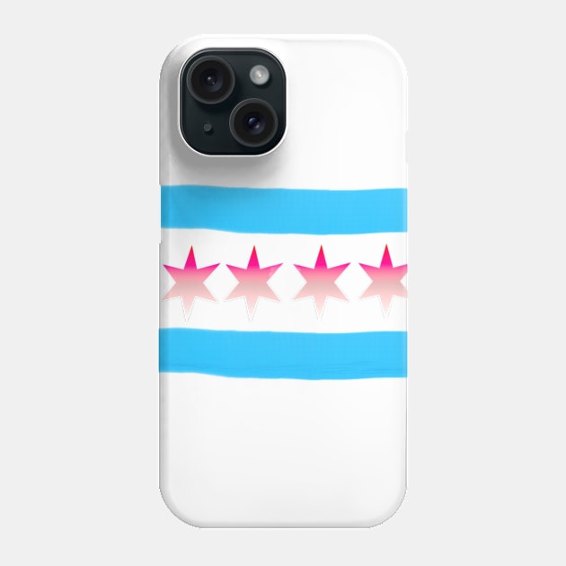 Chicago Flag 1 Phone Case by GdotArroyo