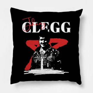 Johnny clegg retro Pillow