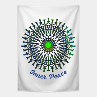 Inner Peace Mandala Tapestry