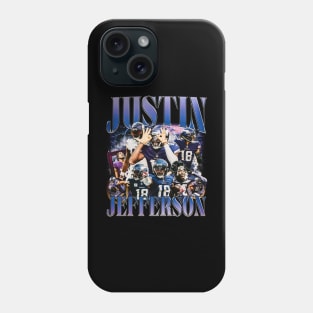 Justin Jefferson Graphic Tee Phone Case