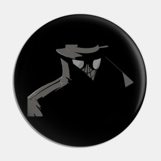 Abstract Masked Detective Pin