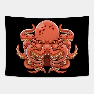 Kraken octopus monster Tapestry