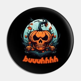 Buuhhhh-Halloween Haunt Pin