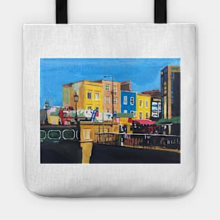 Camden Town, Colourful Shops Tote