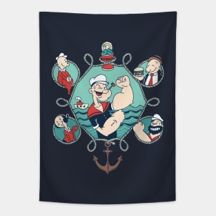 Popeye circles Tapestry