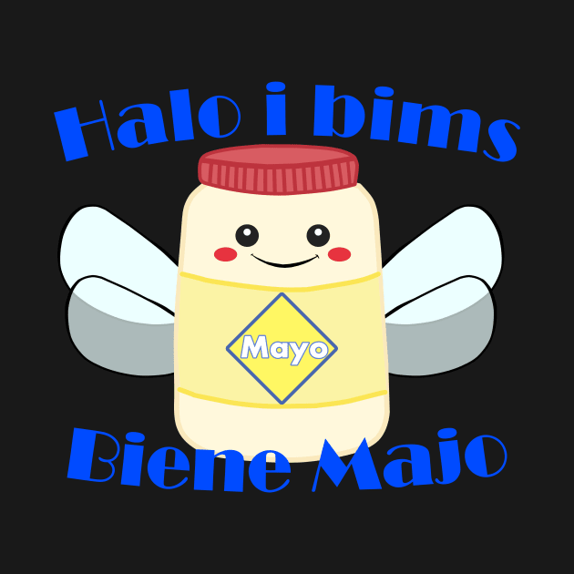 Halo i bims Biene Majo Flachwitz Shirt by tshirtbytomek