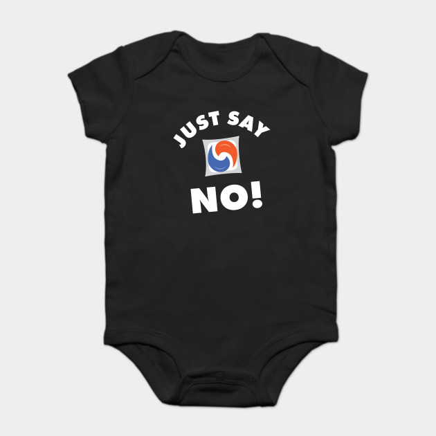Just Say No To Eating Laundry Detergent Meme Baby Bodysuit
