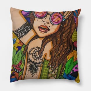 Hippie chic Pillow