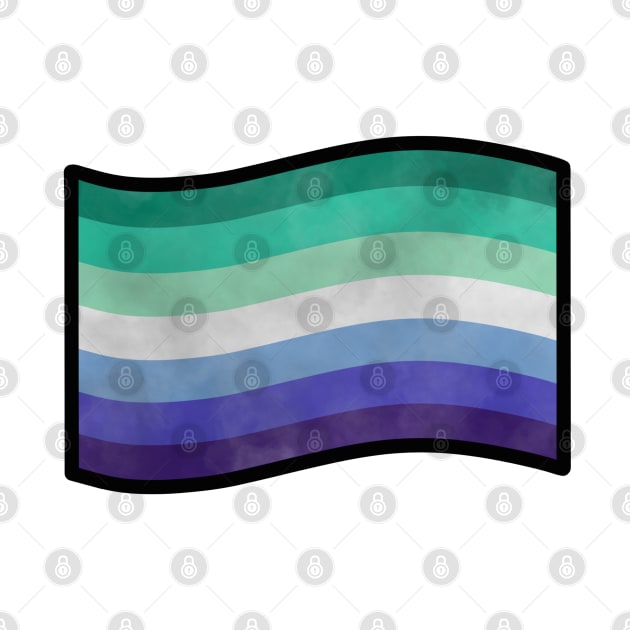 Foggy Gay MLM Pride Flag by SentABearToSpace 