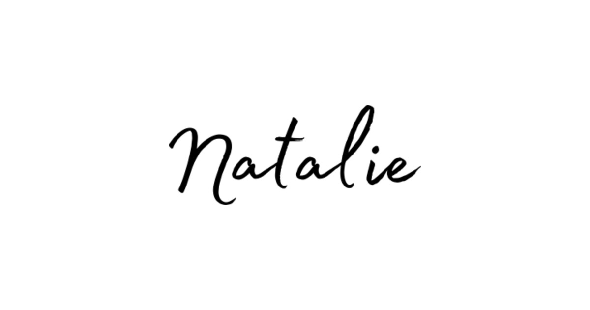 Natalie Name Calligraphy - Natalie - Kids T-Shirt | TeePublic