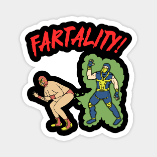 Funny Dirty Grappler Farter Bizarre Combat Fartality! Magnet