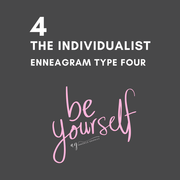 4 The Individualist Enneagram Type Four Be Yourself by Arrogile Graphics