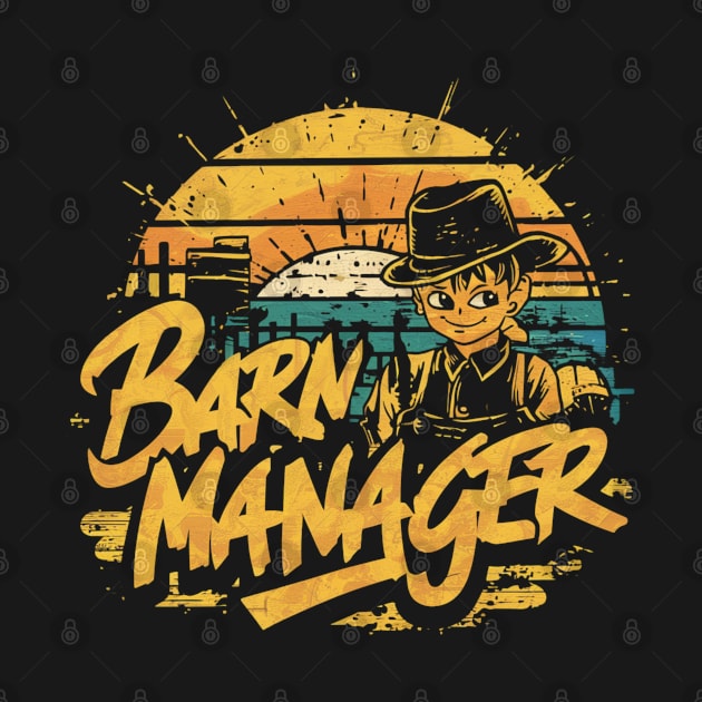 Barn Manager funny Farmer by woormle