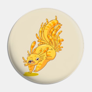 Yellow monster Pin