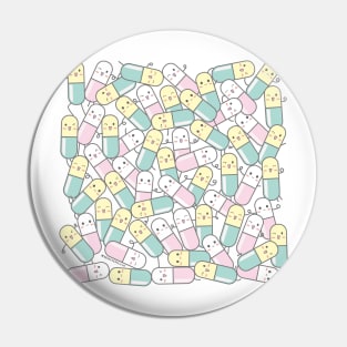 cute pills cartoon Pin