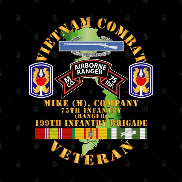 Vietnam Combat Vet - M Co 75th Infantry (Ranger) - 199th Inf Bde SSI by twix123844